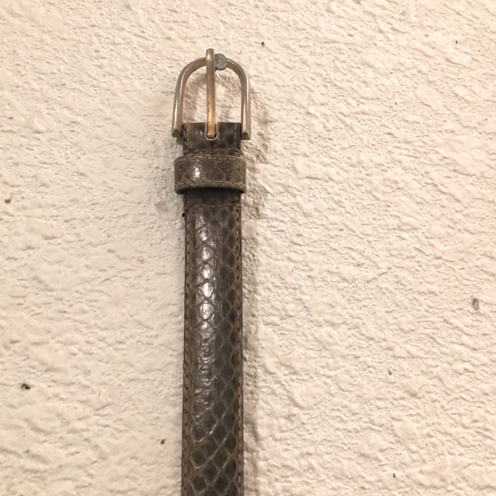 Genuine leather snake skin